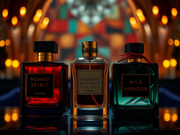 Benigna perfume adventure collection luxury fragrance bottles